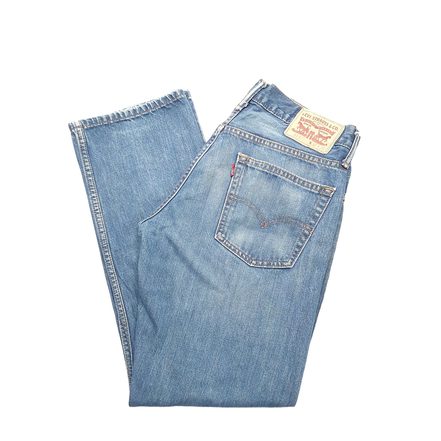 Levis 514 Straight Fit Jeans W32 L30 Blue