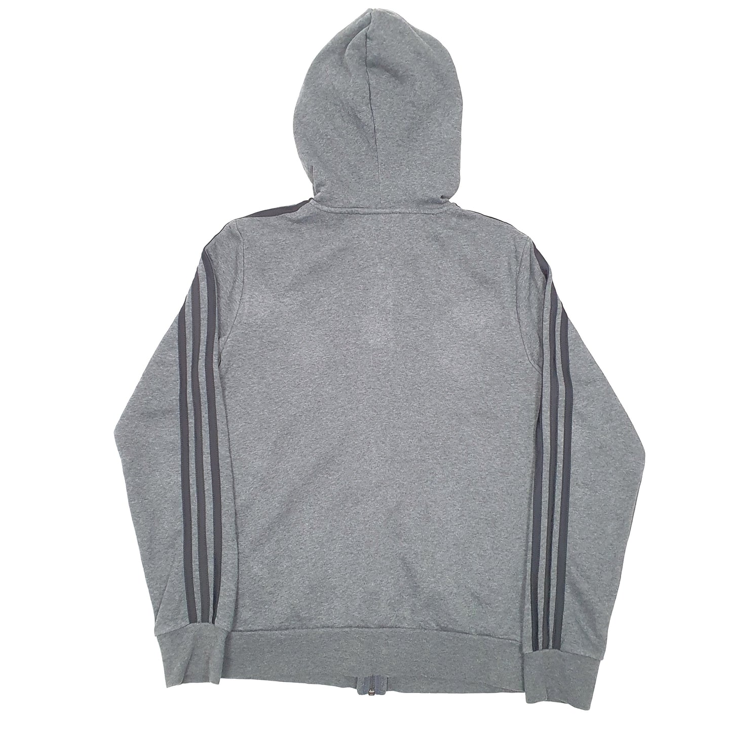 Womens Grey Adidas Hoodie Full Zip Jumper