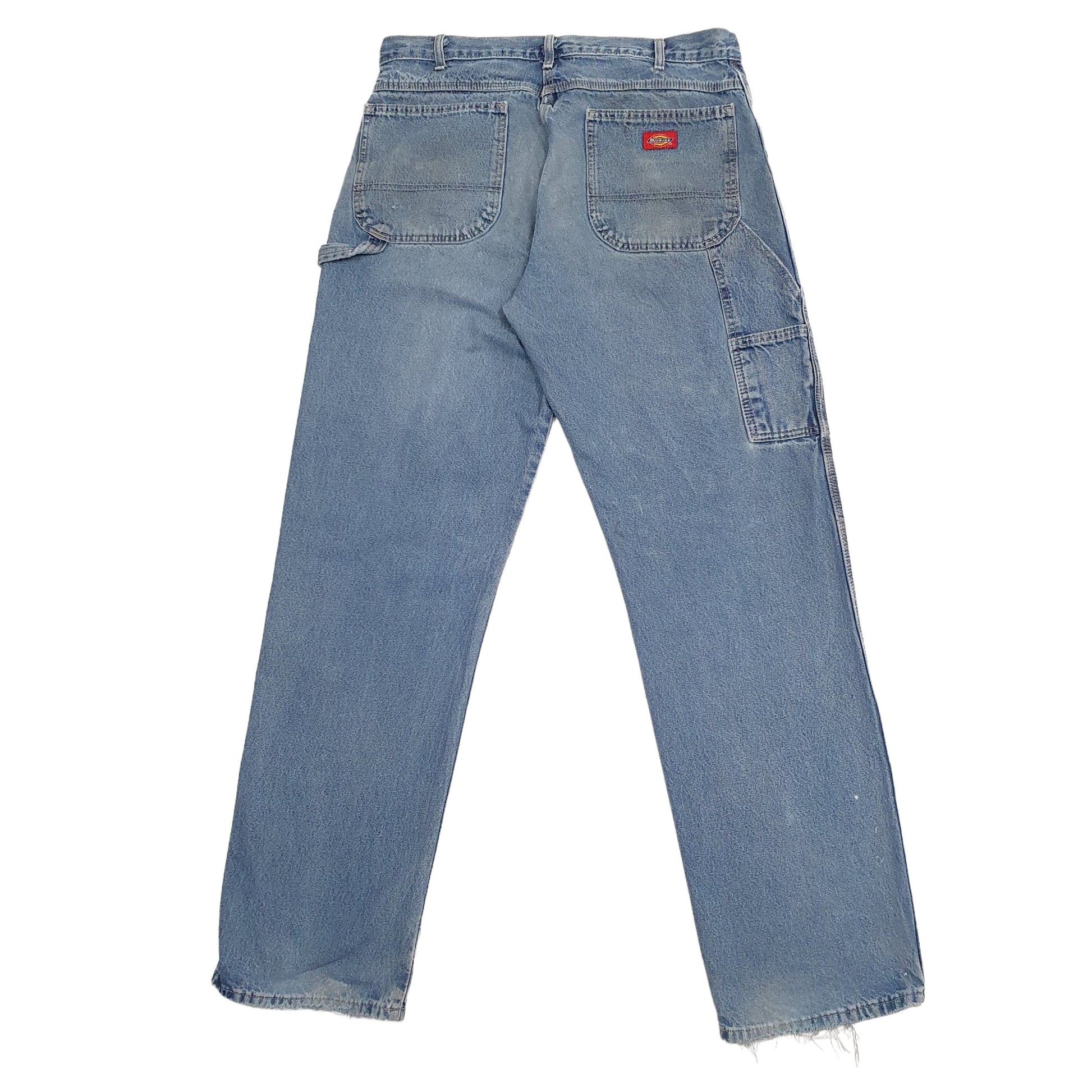 Mens Blue Dickies  Carpenter Trousers