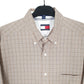 Tommy Hilfiger Long Sleeve Regular Fit Check Shirt Brown
