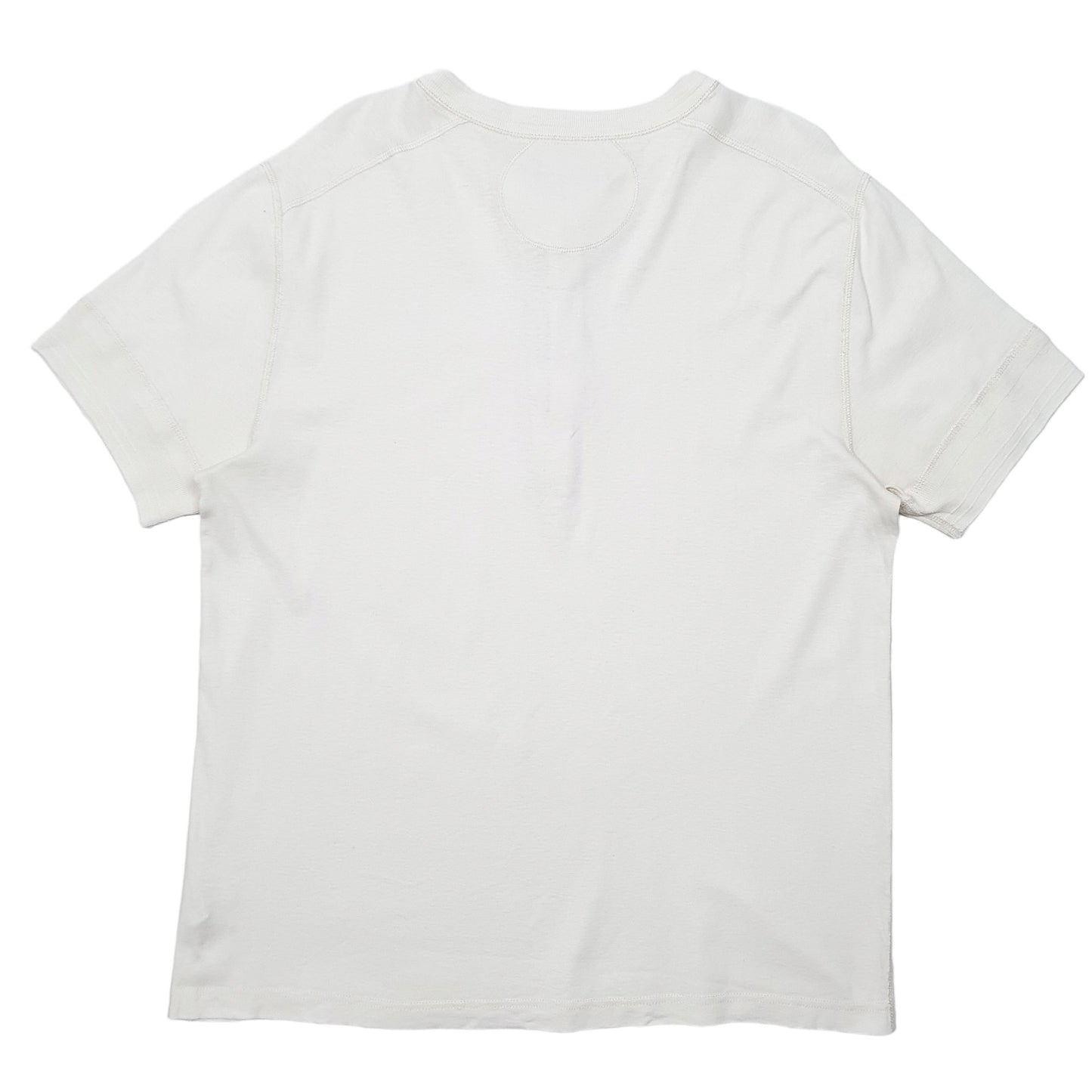 Mens White Polo Ralph Lauren Henley Short Sleeve T Shirt
