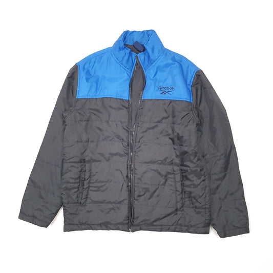 Mens Black Reebok Padded Puffer Jacket Coat