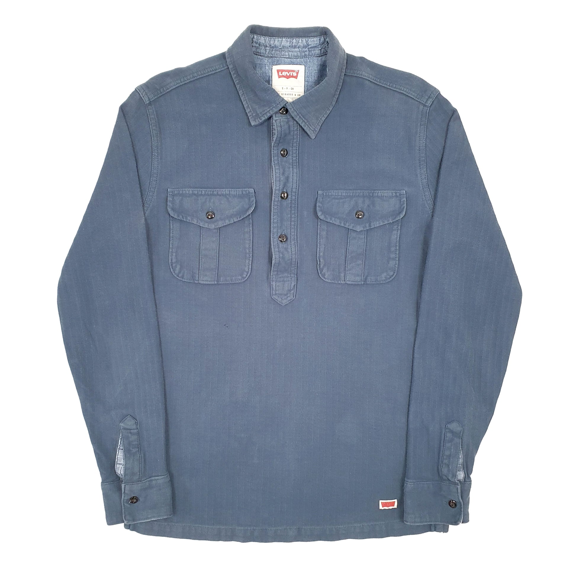 Levis Quarter Zip S Blue