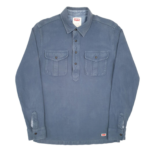 Levis Quarter Zip S Blue