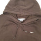 Mens Brown Nike Vintage 2000s Y2K Hoodie Jumper