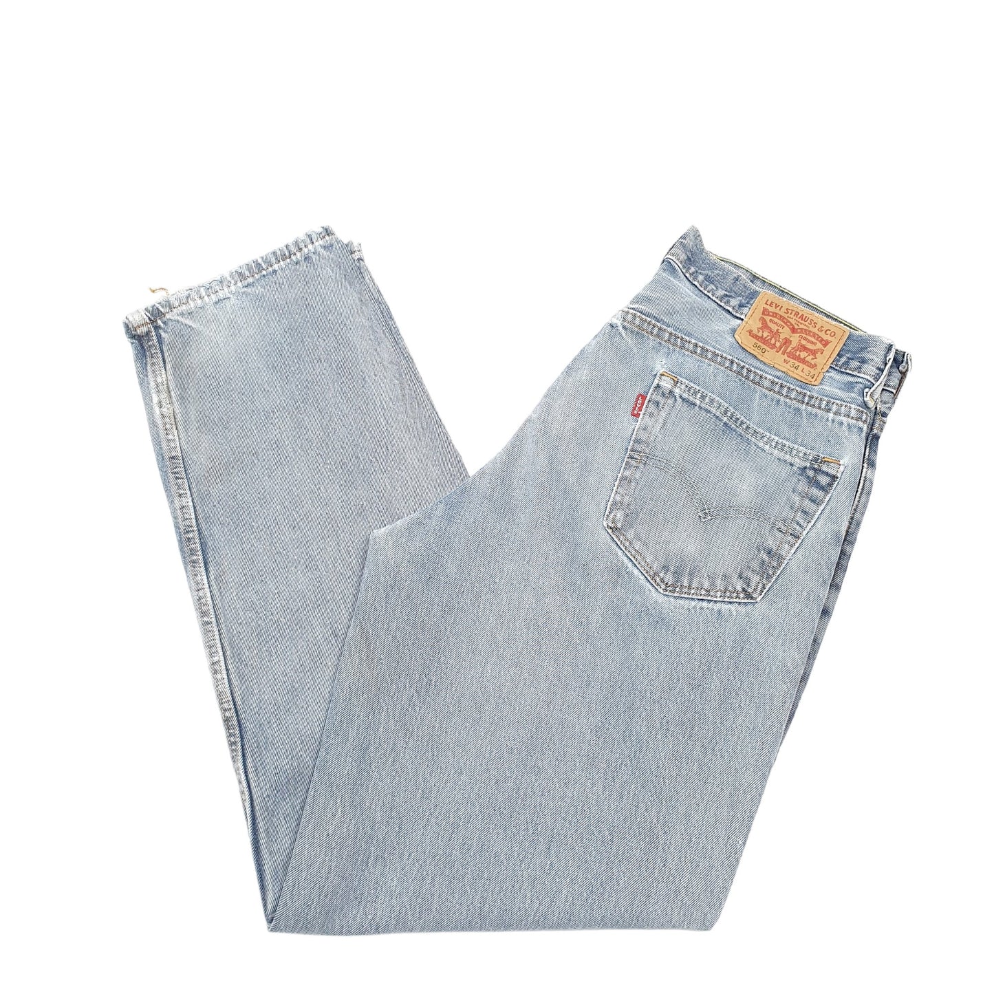 Mens Blue Levis  560 JeansW34 L34