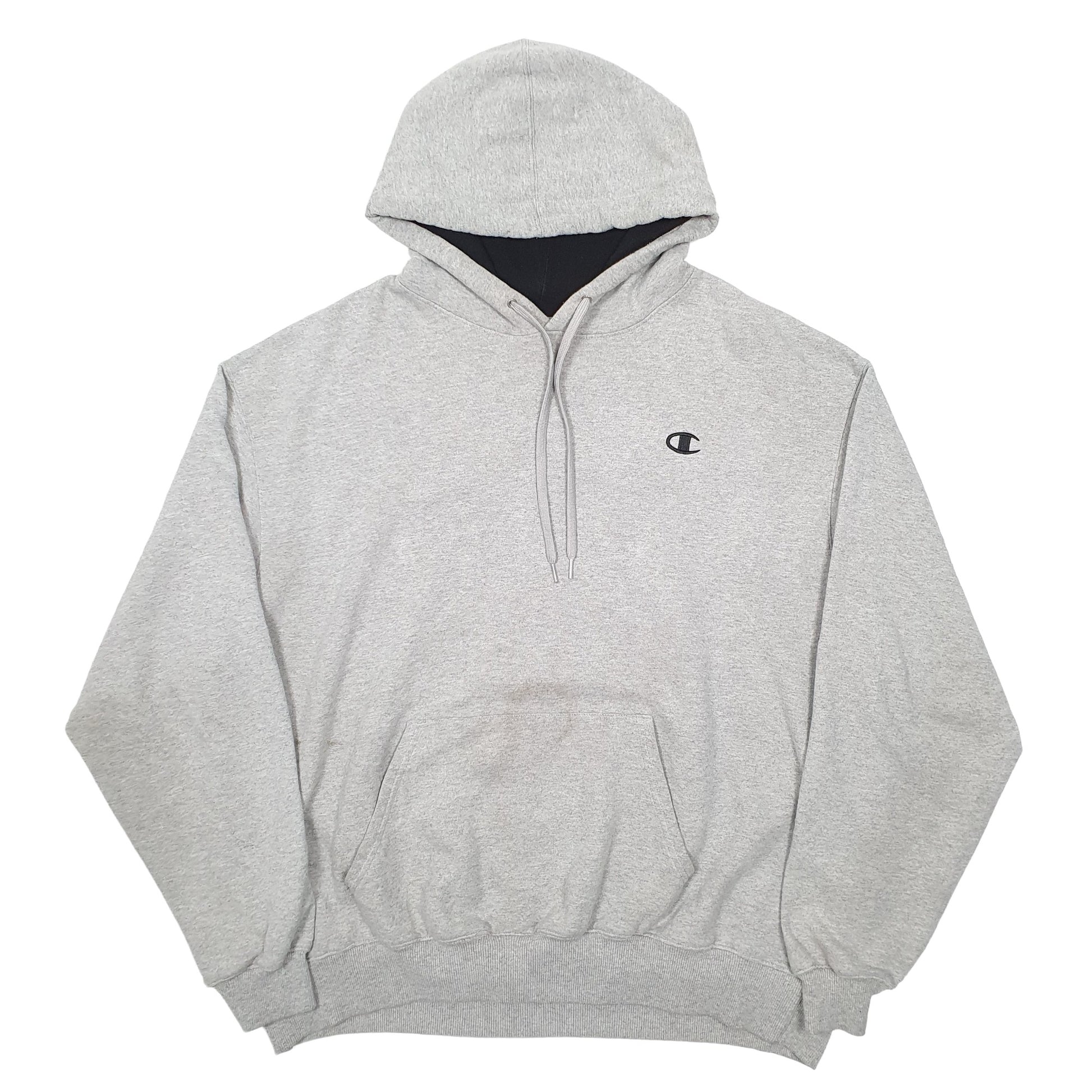 Mens Grey Champion  Hoodie Jumper