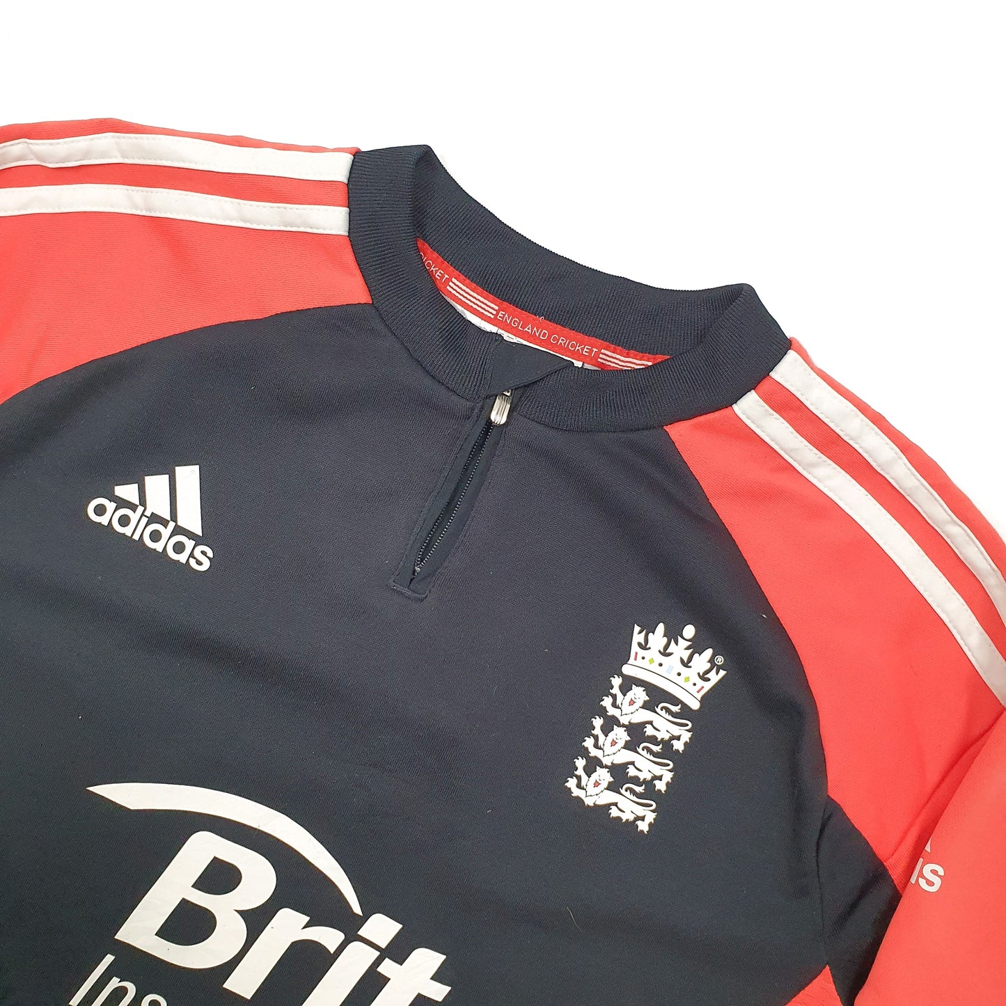 Adidas England Cricket Quarter Zip S Black
