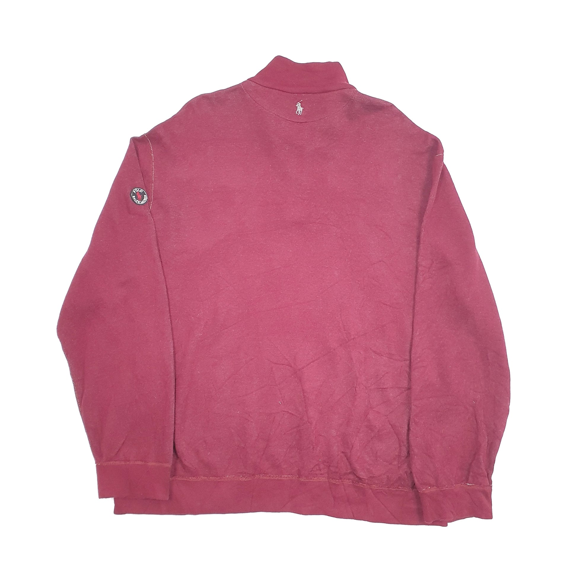 Polo Ralph Lauren Reversable Quarter Zip XXL Burgundy