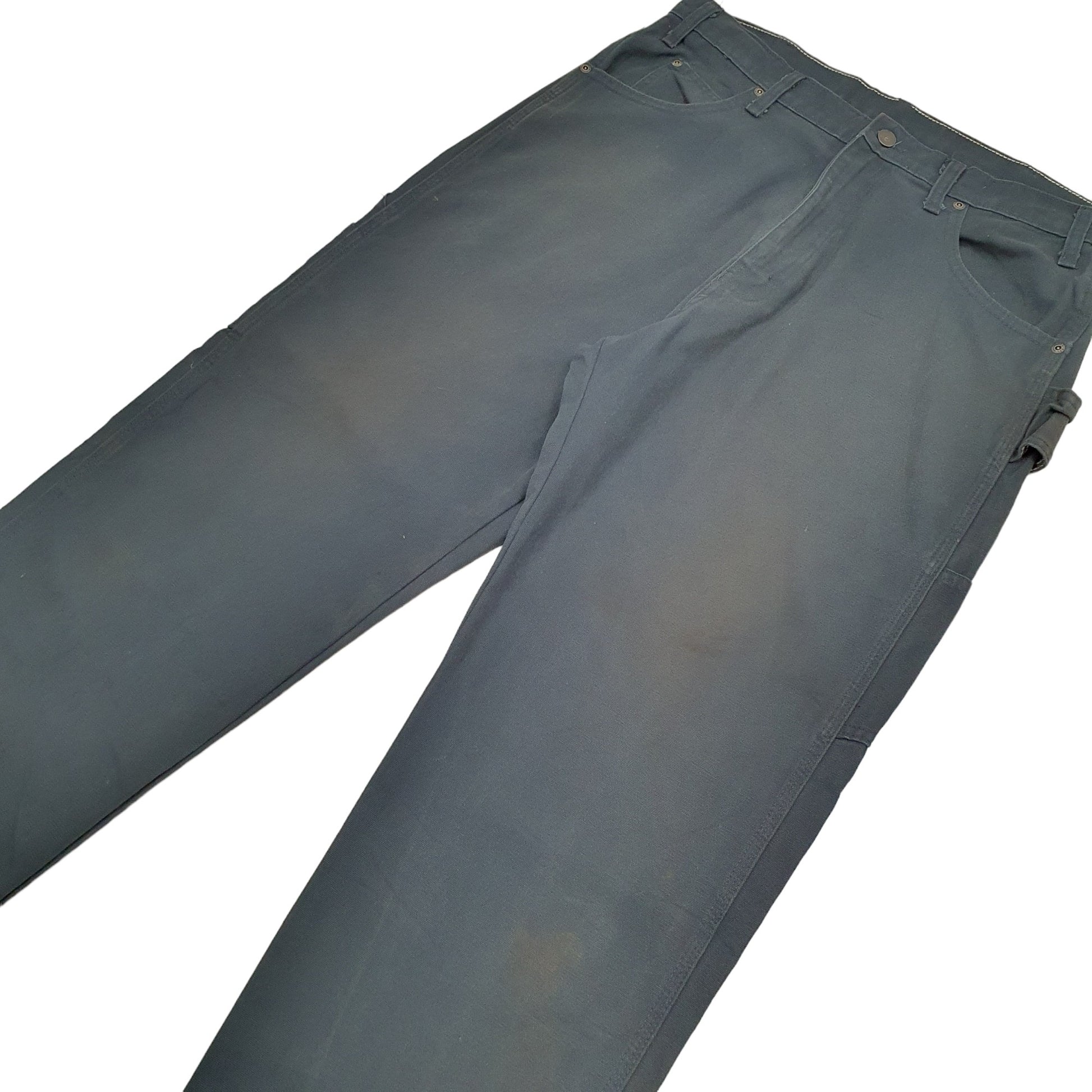 Mens Black Dickies  Carpenter Trousers