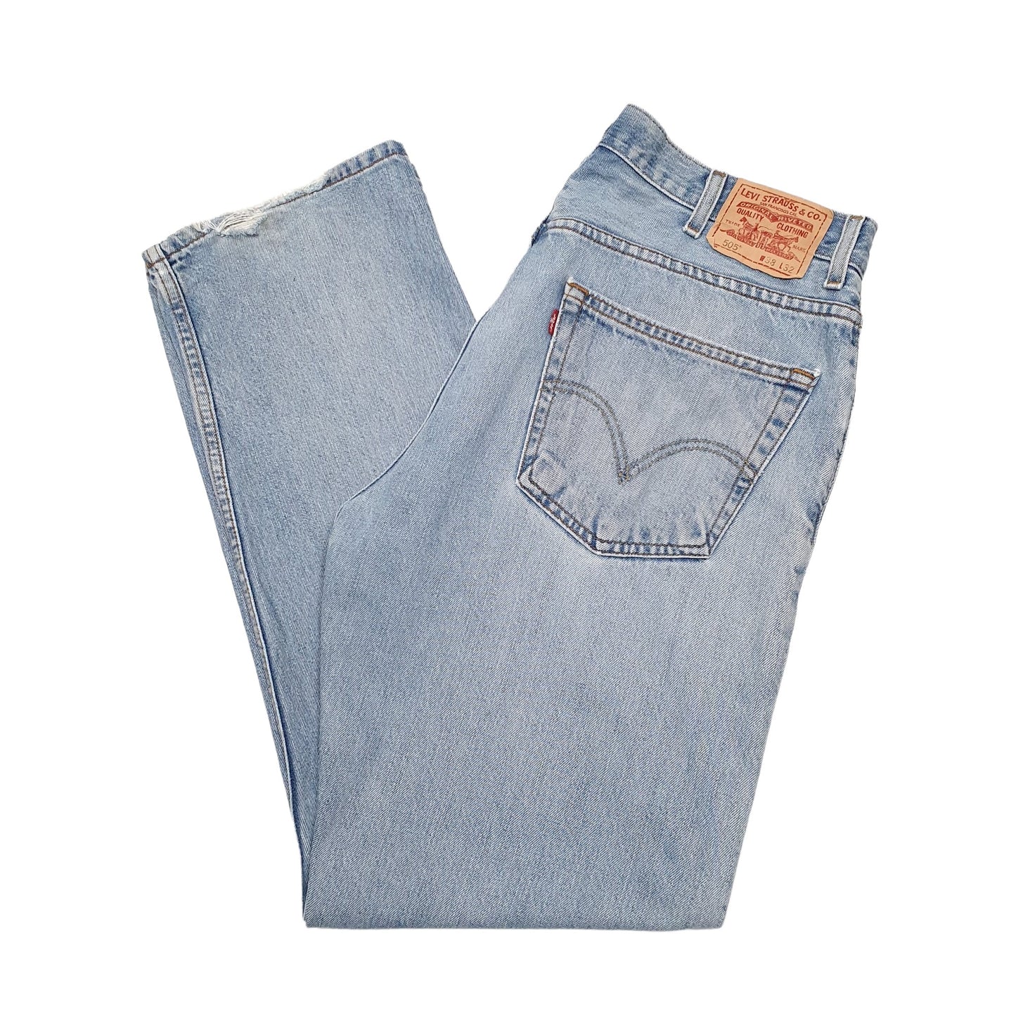 Mens Blue Levis  505 JeansW38 L32