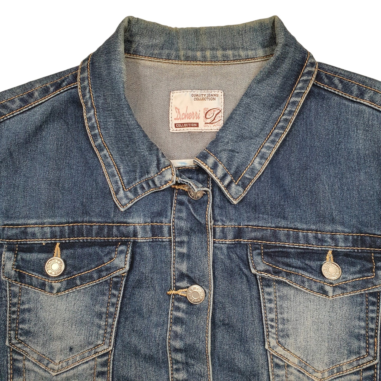 Womens Blue D.Cherri  Denim Jacket Coat