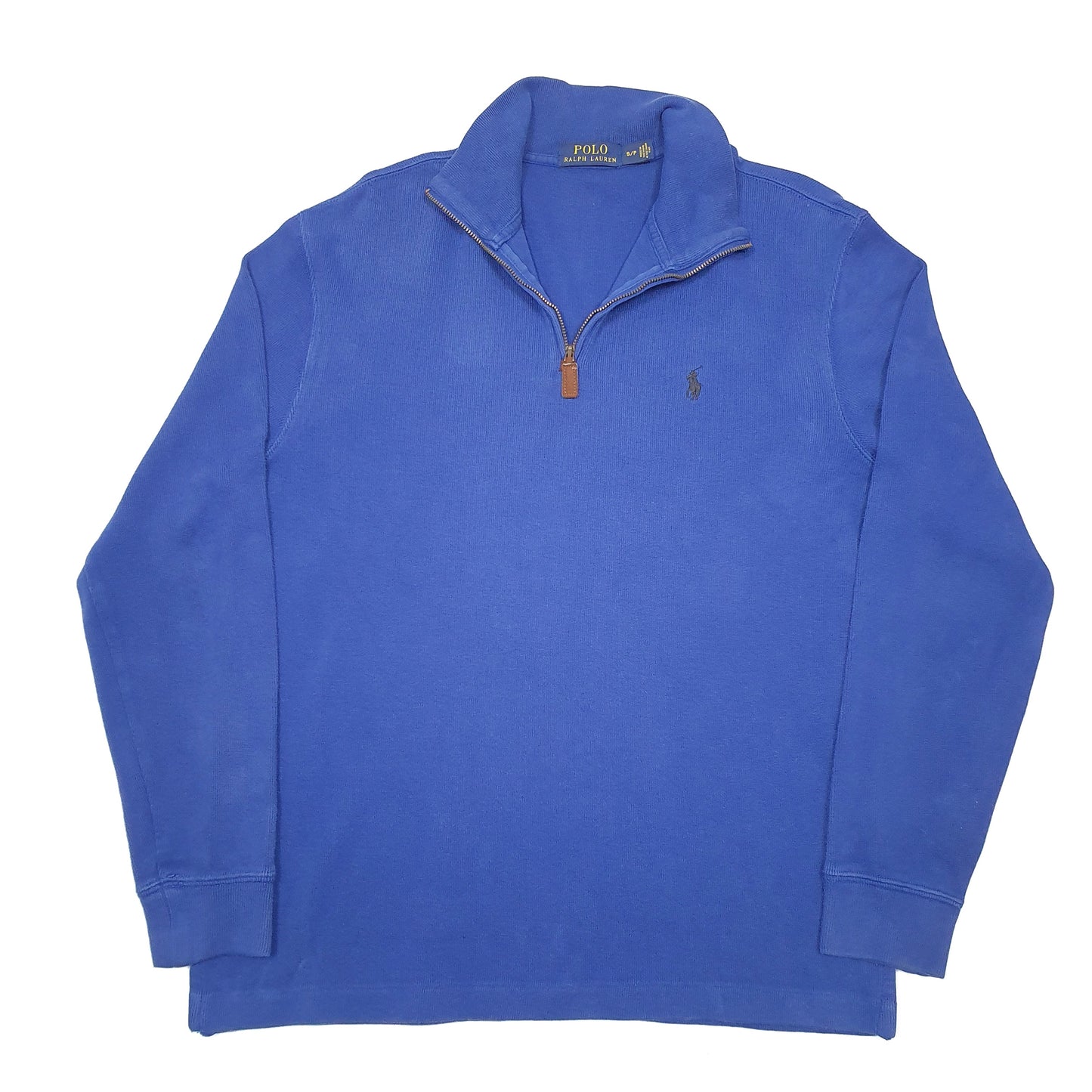 Mens Blue Polo Ralph Lauren  Quarter Zip Jumper