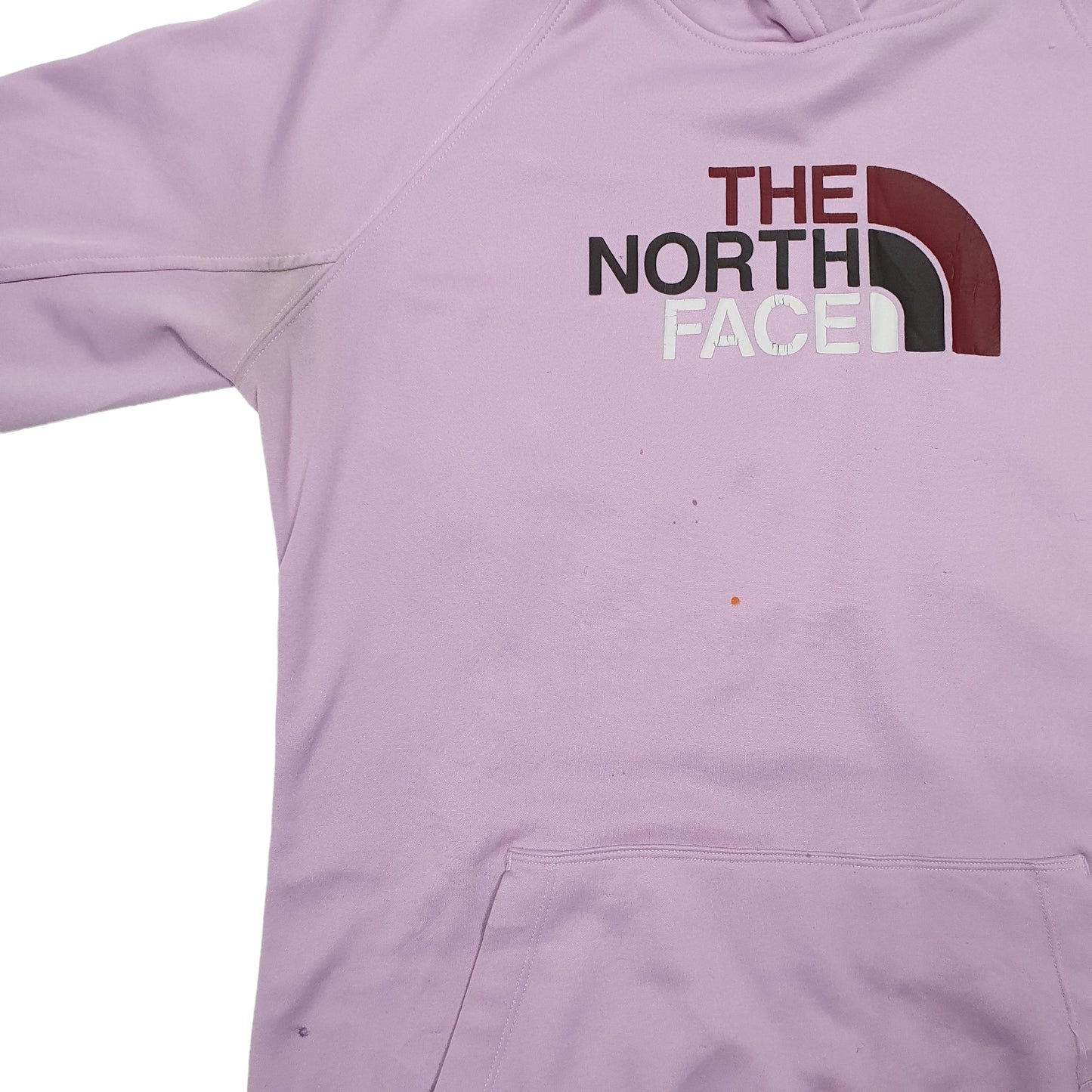 Womens Purple The North Face Spellout Hoodie Jumper