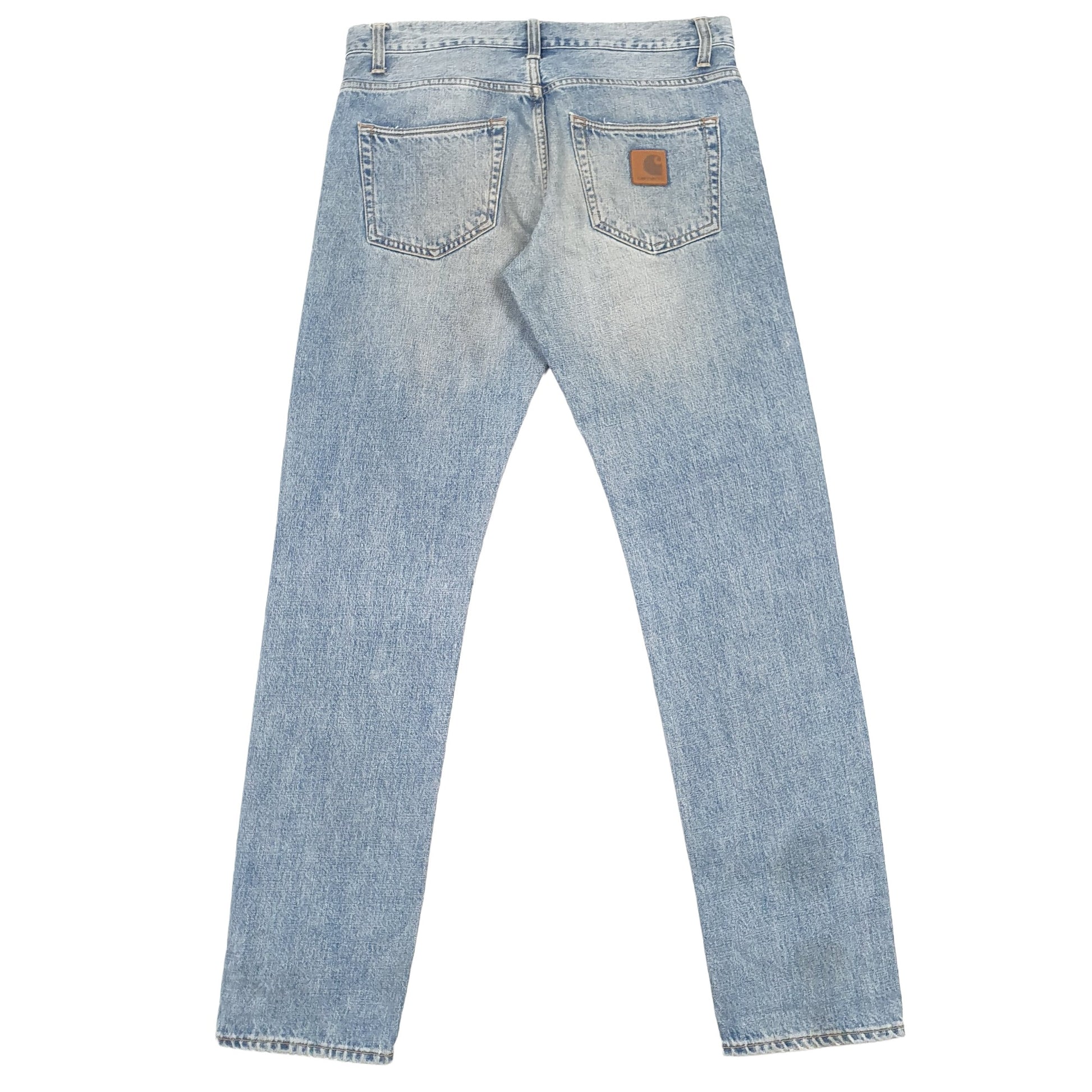 Carhartt Casual Regular Fit Tapered WIP Jeans W33 L32 Blue