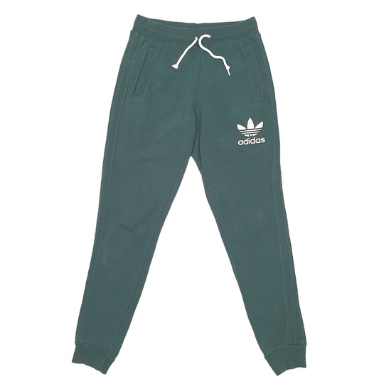 Mens Green Adidas Active Gym Workout Jogger Trousers