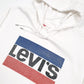 Levis Spellout Hoodie L White