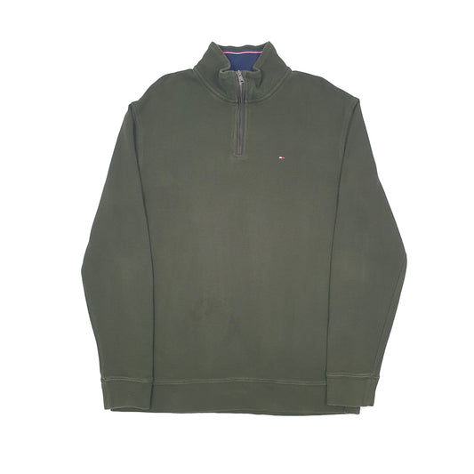 Tommy Hilfiger Quarter Zip XL Green