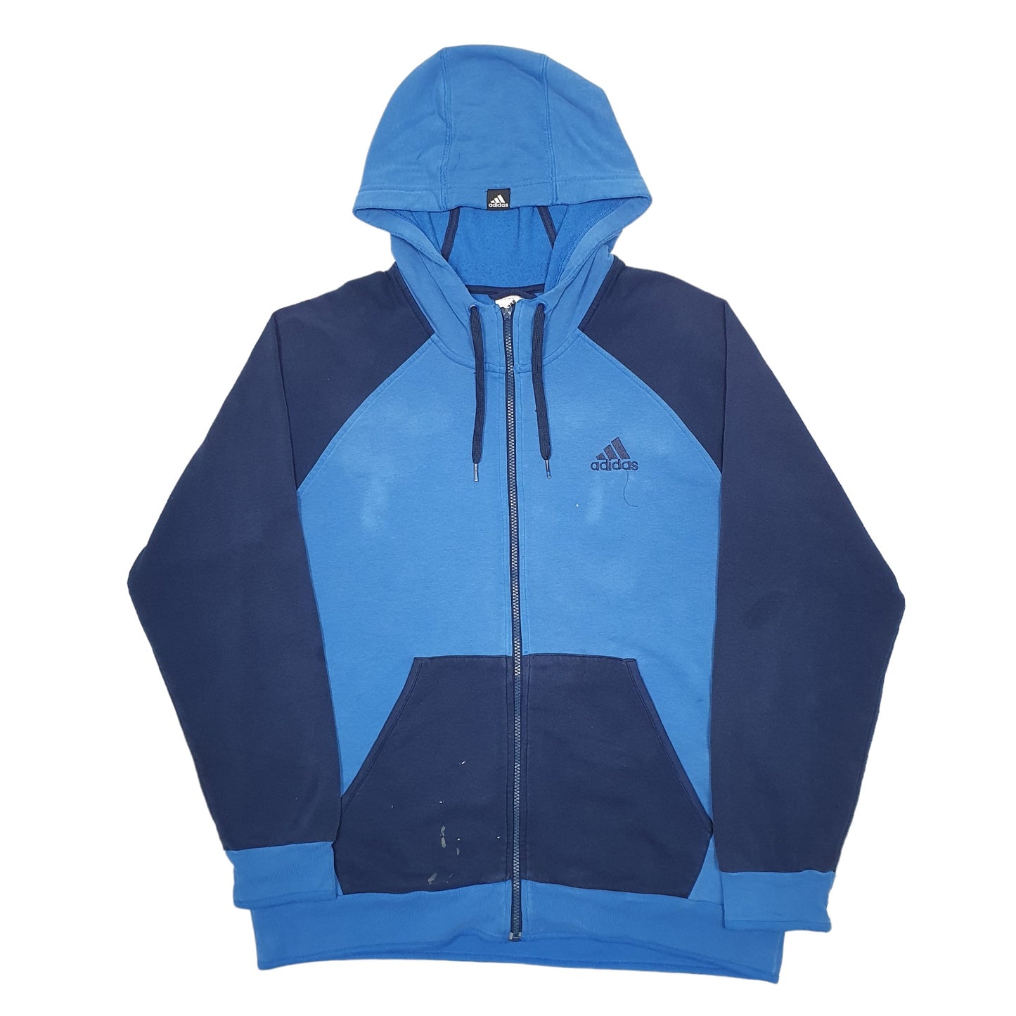 Mens Blue Adidas  Full Zip Jumper