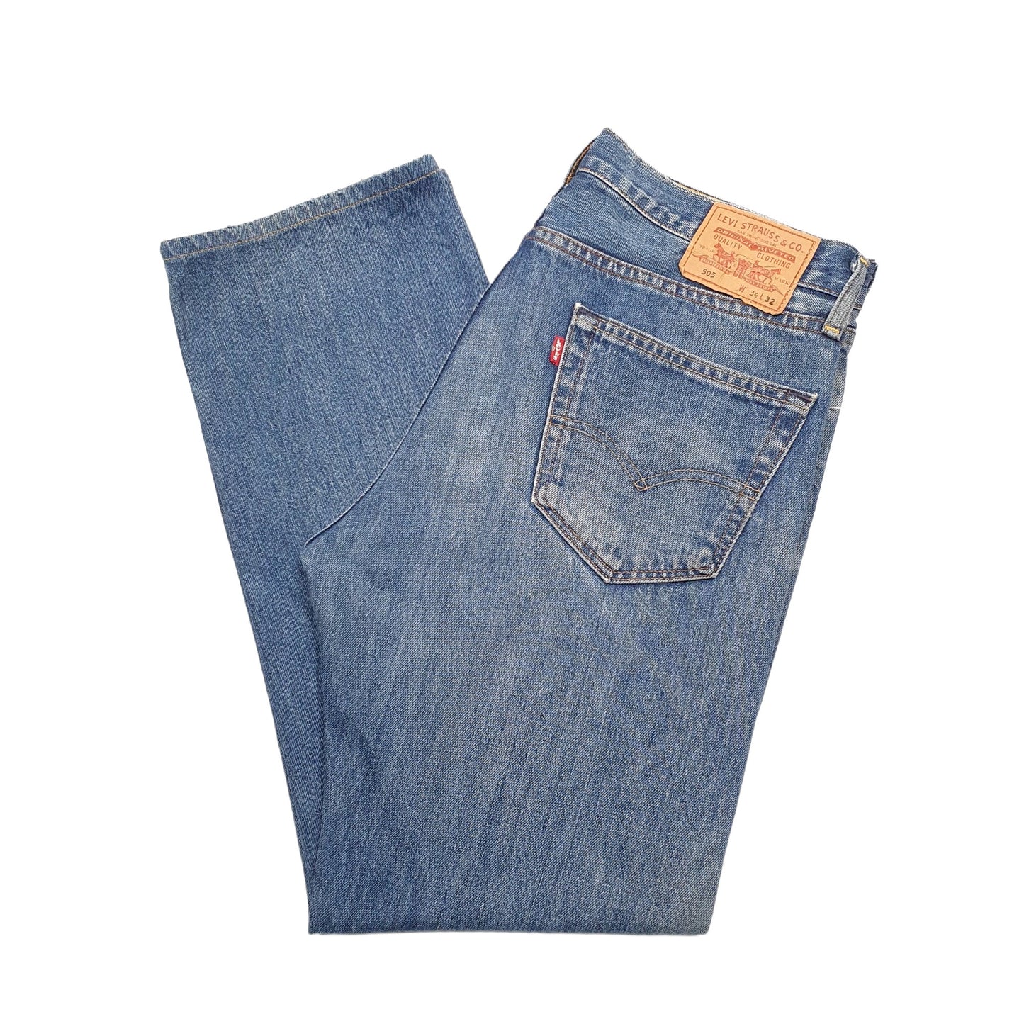 Mens Blue Levis  505 JeansW36 L30