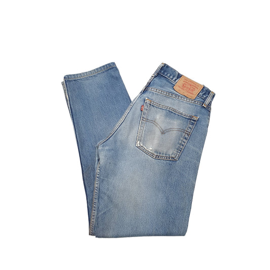 Levis 521 Straight Fit Jeans W33 L33 Blue