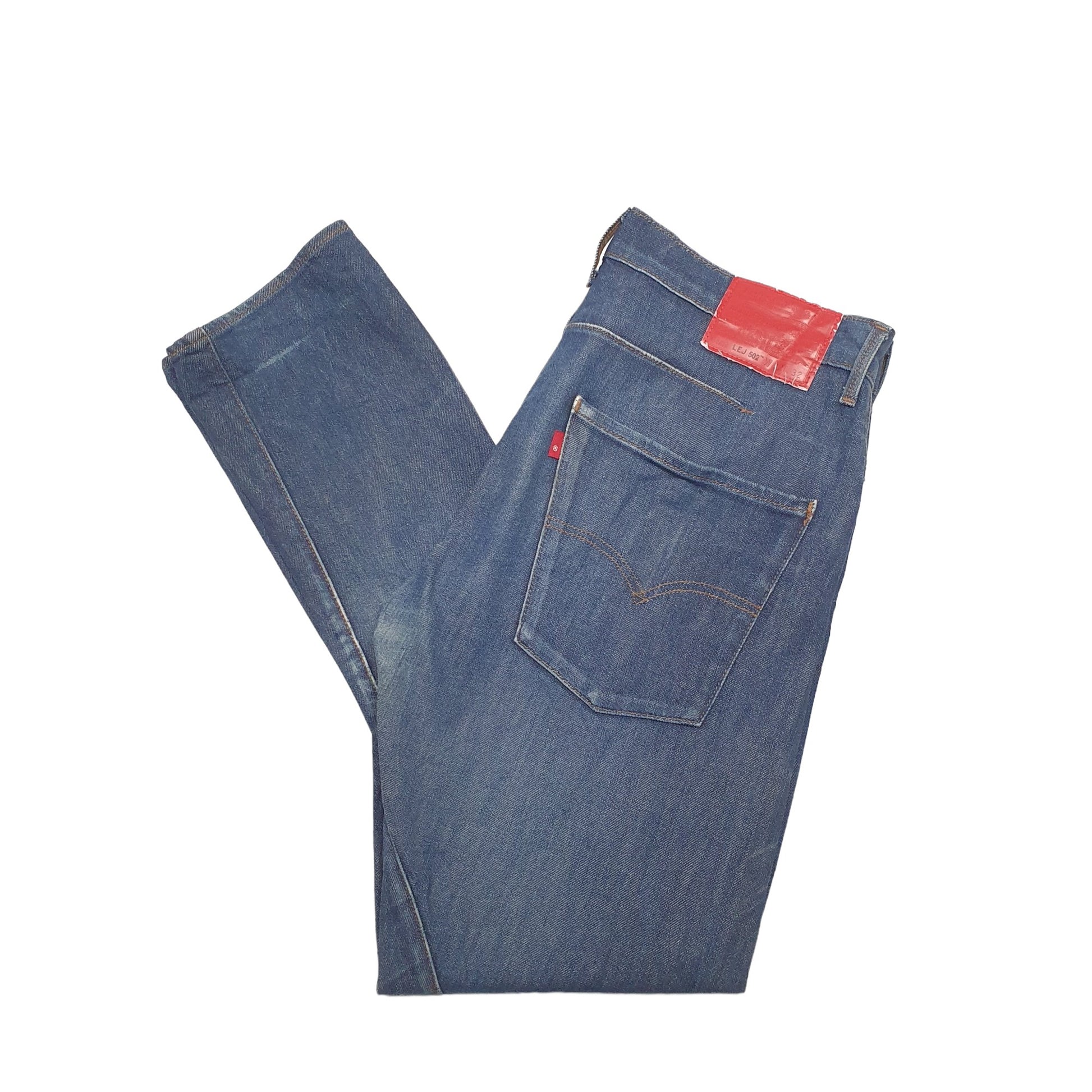 Mens Levis 502 Regular Fit Blue LEJ Jeans W32 L32 – Bundl Clothing