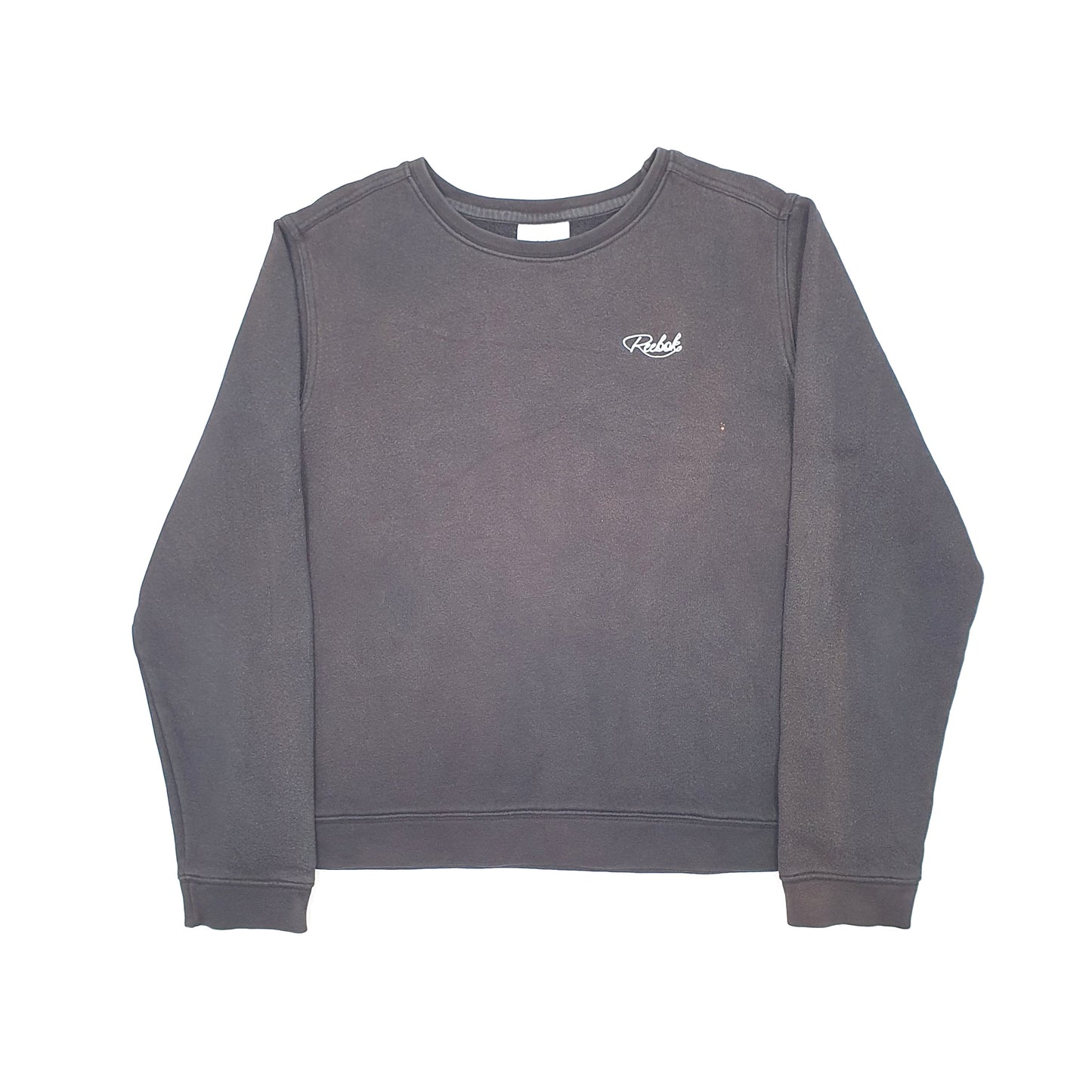 Womens Black Reebok  Crewneck Jumper