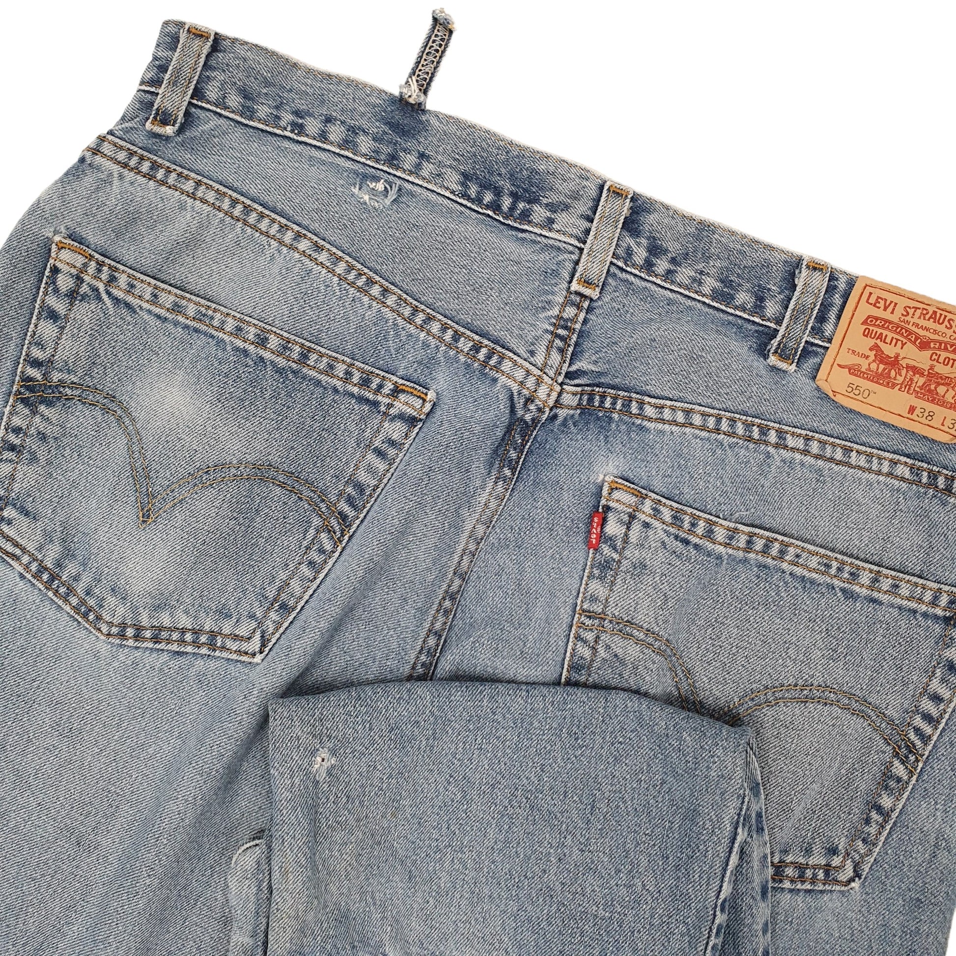 Levis 550 Relaxed Fit Jeans W38 L32 Blue