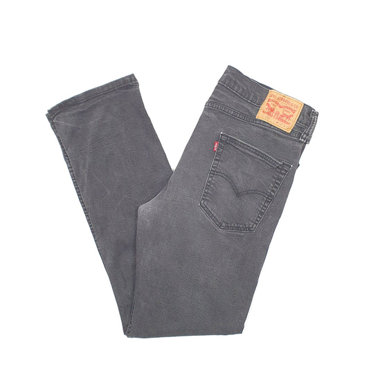 Levis 514 Straight Fit Jeans W34 L31 Black