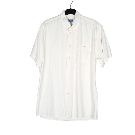 Kenzo Short Sleeve Regular Fit Shirt Cream