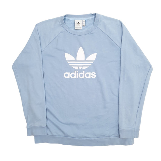 Mens Blue Adidas  Crewneck Jumper