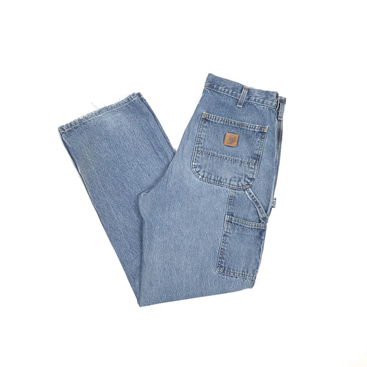 Carhartt Casual Loose Fit Carpenter Jeans W32 L31 Blue