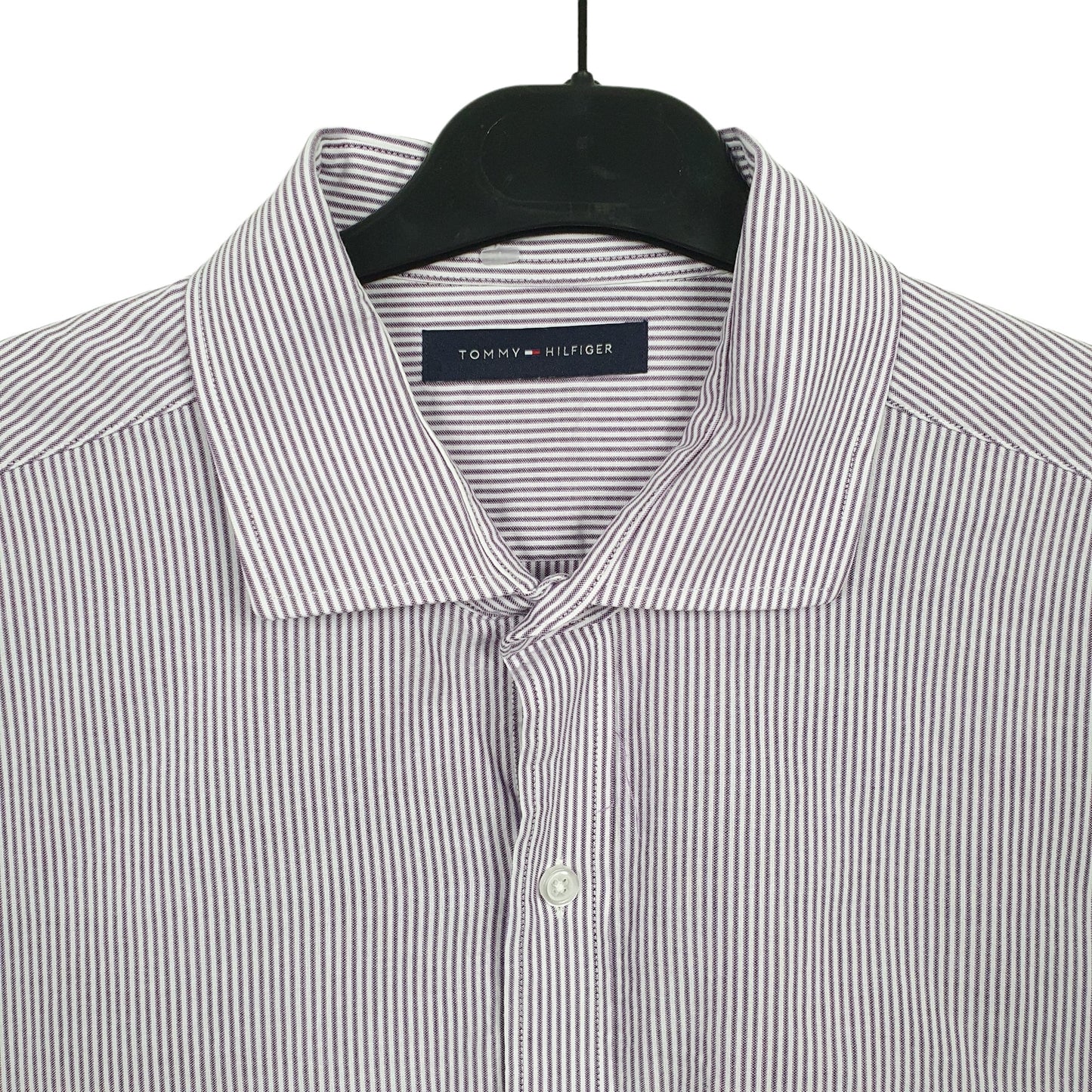 Tommy Hilfiger Long Sleeve Regular Fit Pinstripe Shirt