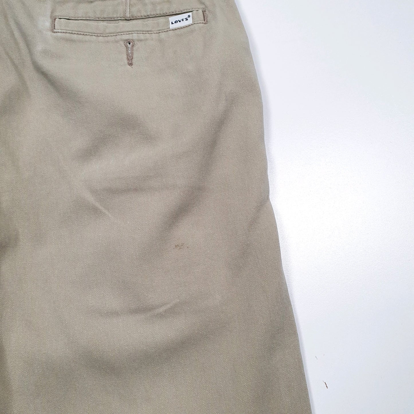 Mens Levis Beige Chino Trousers W30 L27 Beige