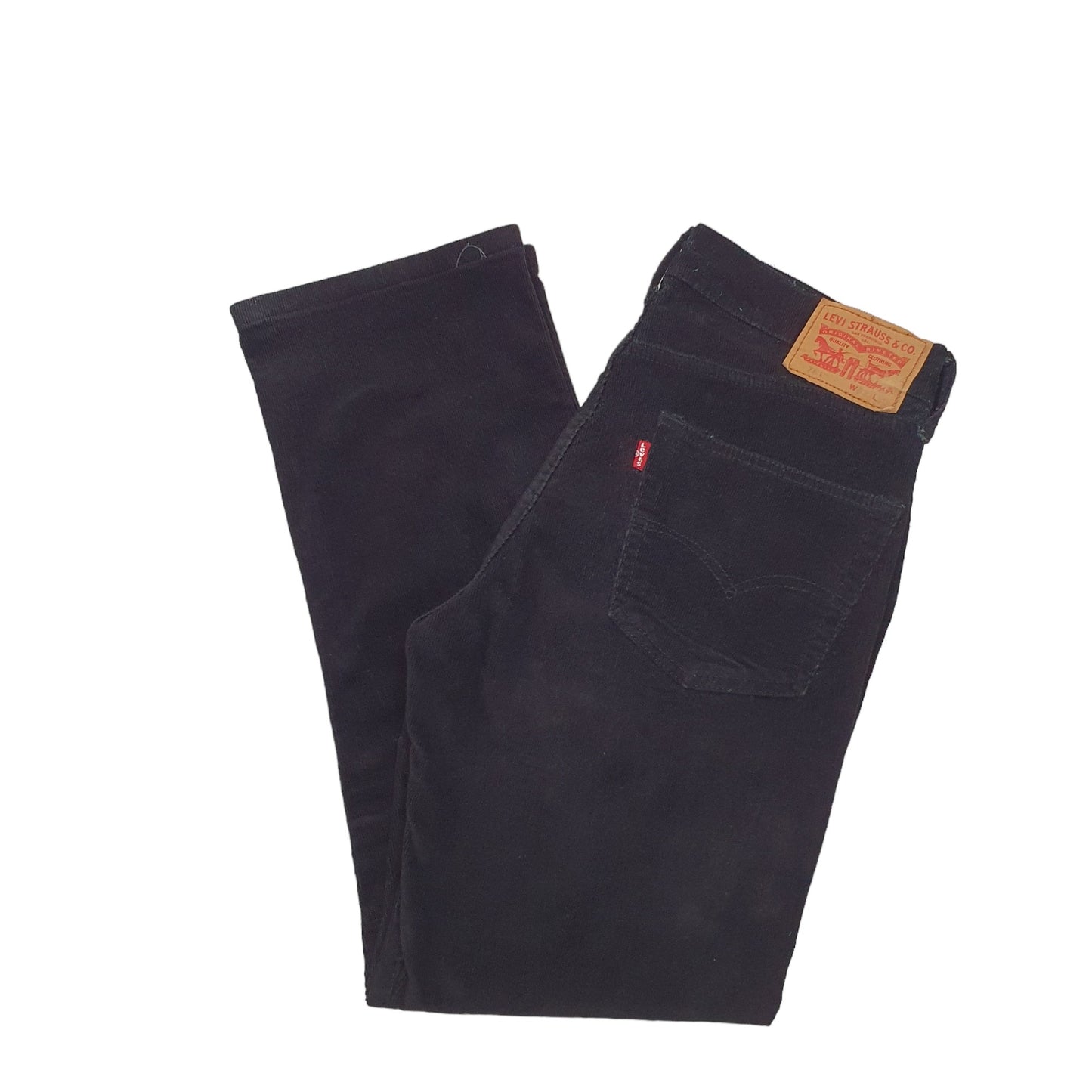 Mens Black Levis 751 Corduroy Trousers