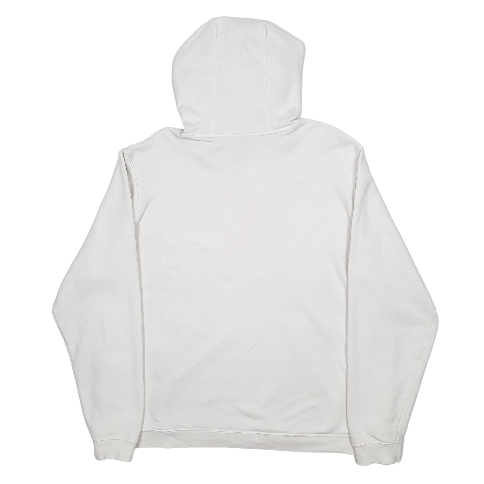 Mens White Nike Spellout Hoodie Jumper
