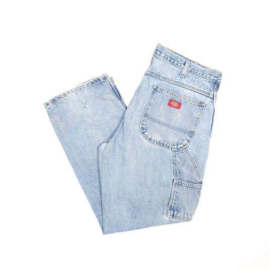 Dickies Casual Loose Fit Carpenter Jeans W36 L30 Blue