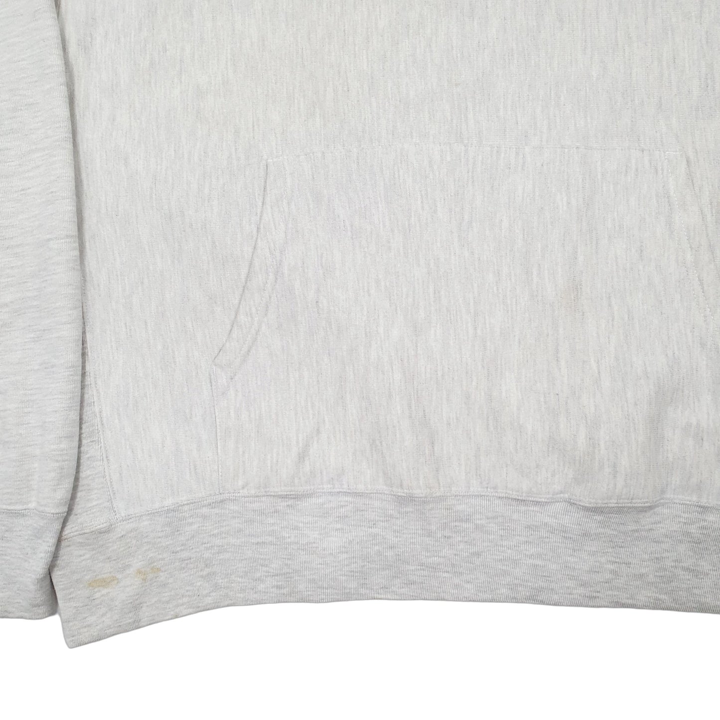 Mens Grey Champion Vintage Reverse Weave 2000s Y2K Hoodie Jumper