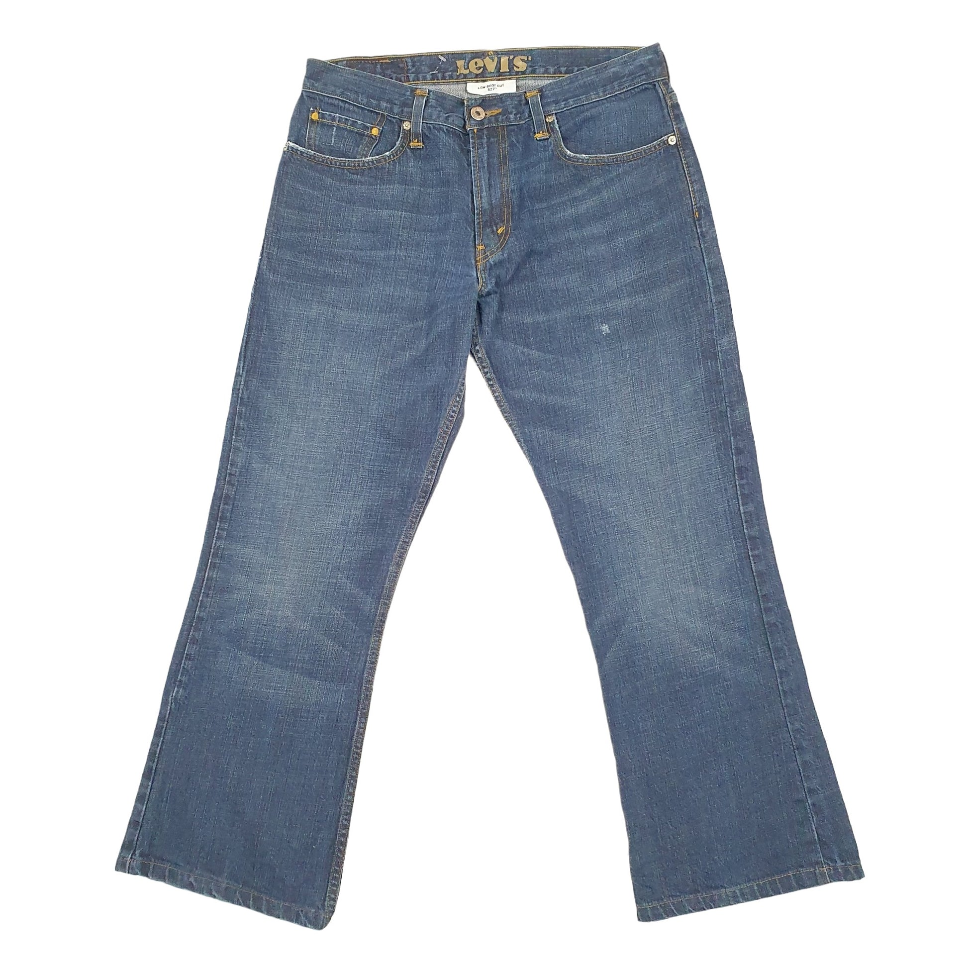 Levis 527 Bootcut Fit Low Jeans W32 L27 Blue