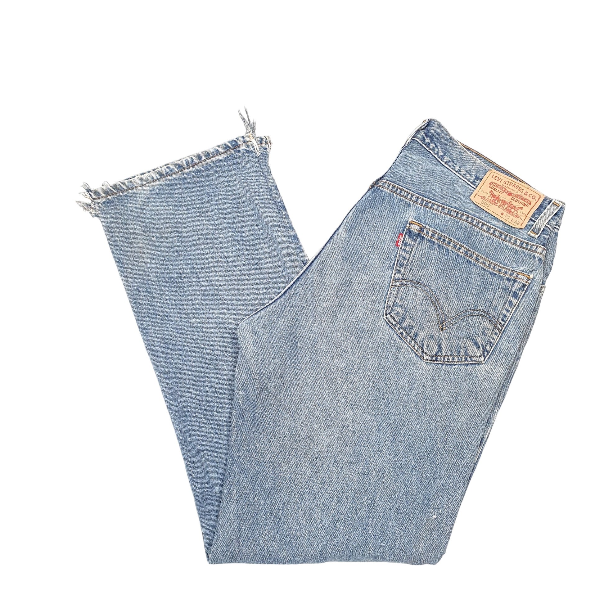 Mens Blue Levis  505 JeansW36 L32