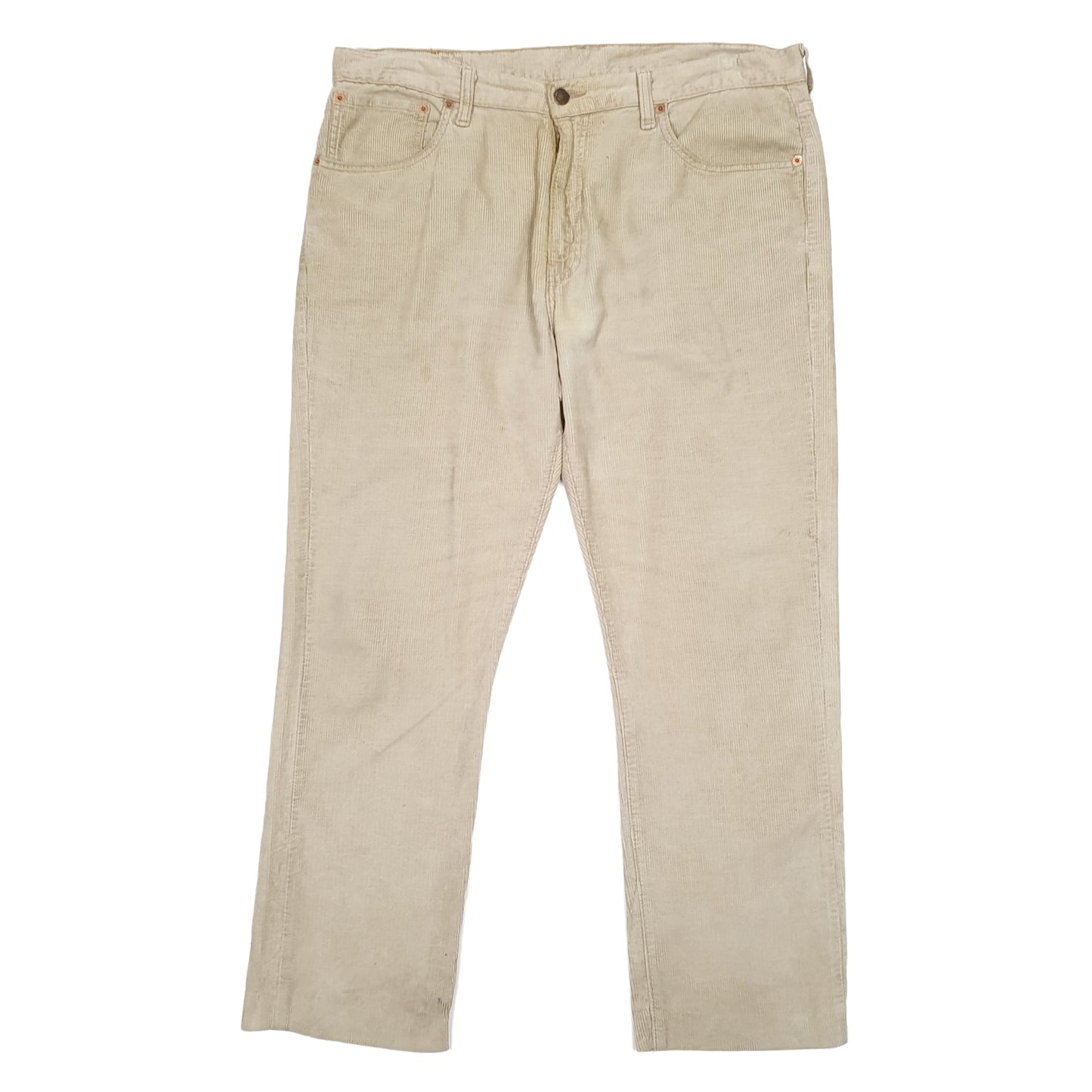 Mens Beige Levis  Corduroy Trousers