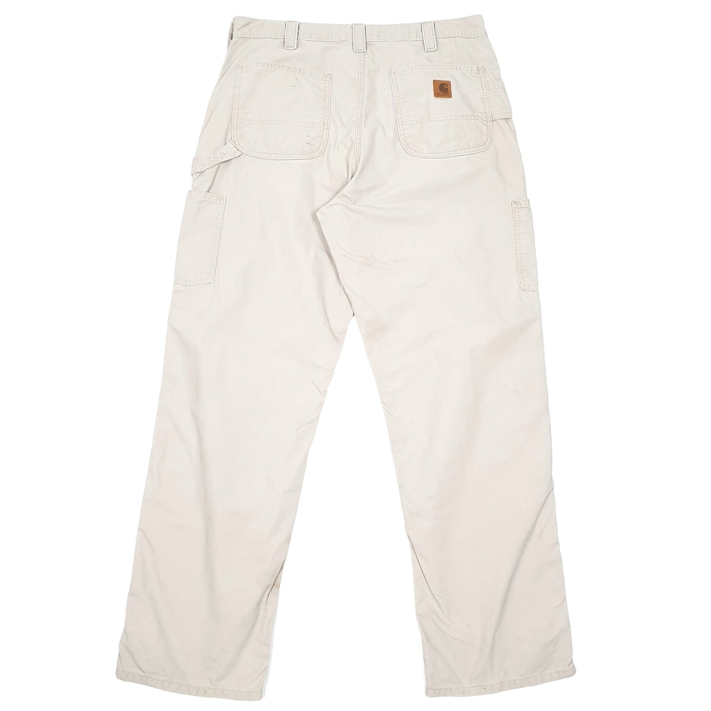 Mens Beige Carhartt  Carpenter Trousers