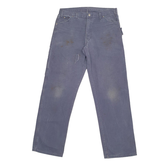 Mens Blue Dickies  Carpenter Trousers