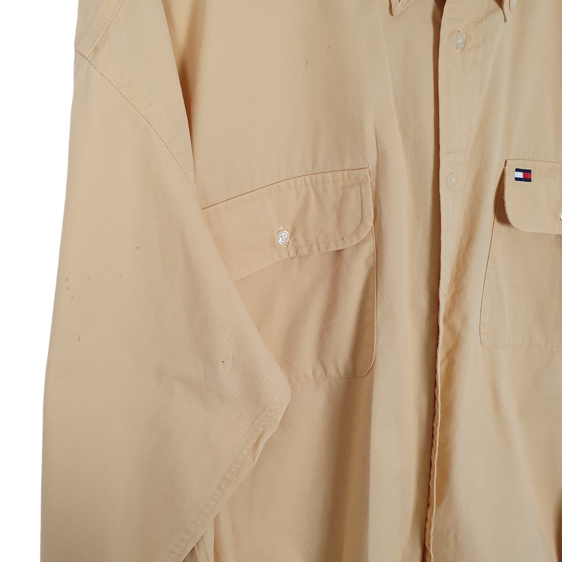 Tommy Hilfiger Long Sleeve Regular Fit Shirt Yellow