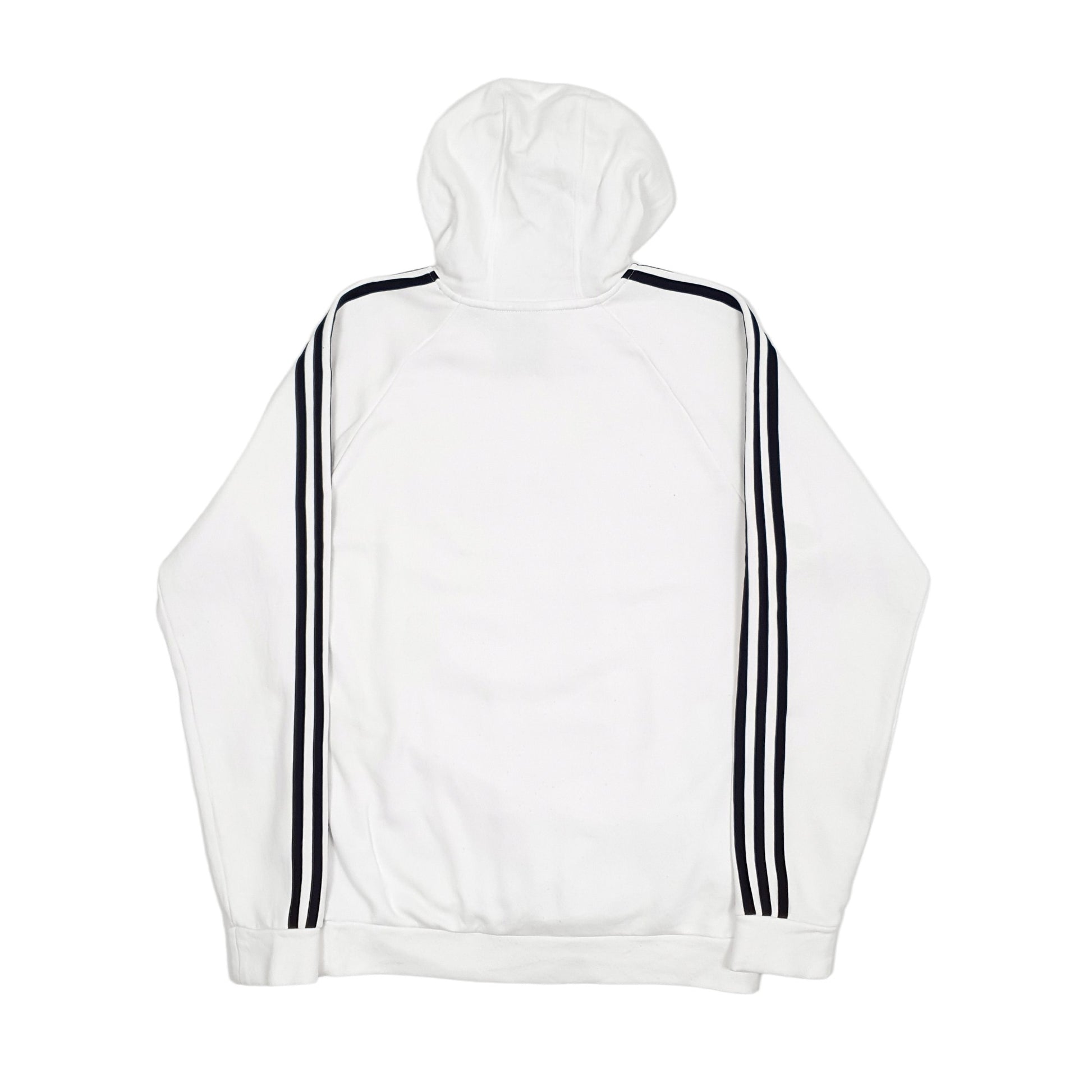 Mens White Adidas  Hoodie Jumper
