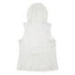Womens Cream The North Face Hoodie Quilted Flashdry Gilet Jumper