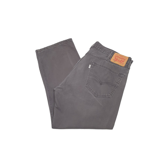 Levis 505 Regular Fit Jeans W38 L26 Grey
