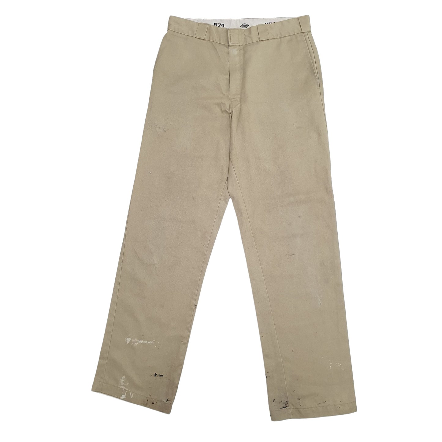 Mens Beige Dickies  Chino Trousers
