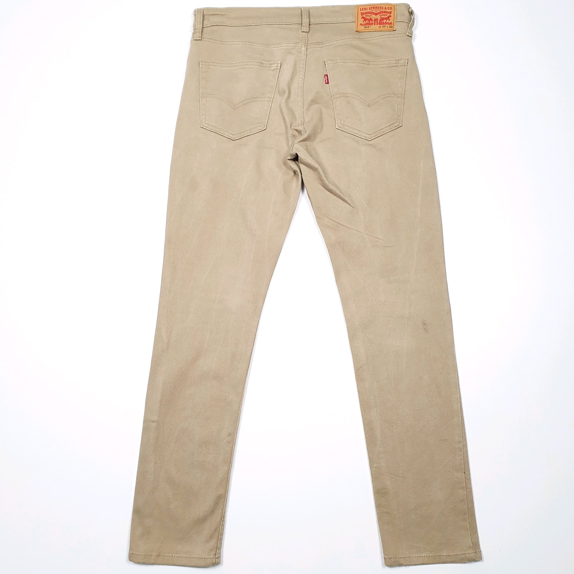 Levis 511 Slim  Fit Jeans W36 L31 Beige