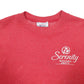 Mens Red Champion  Crewneck Jumper